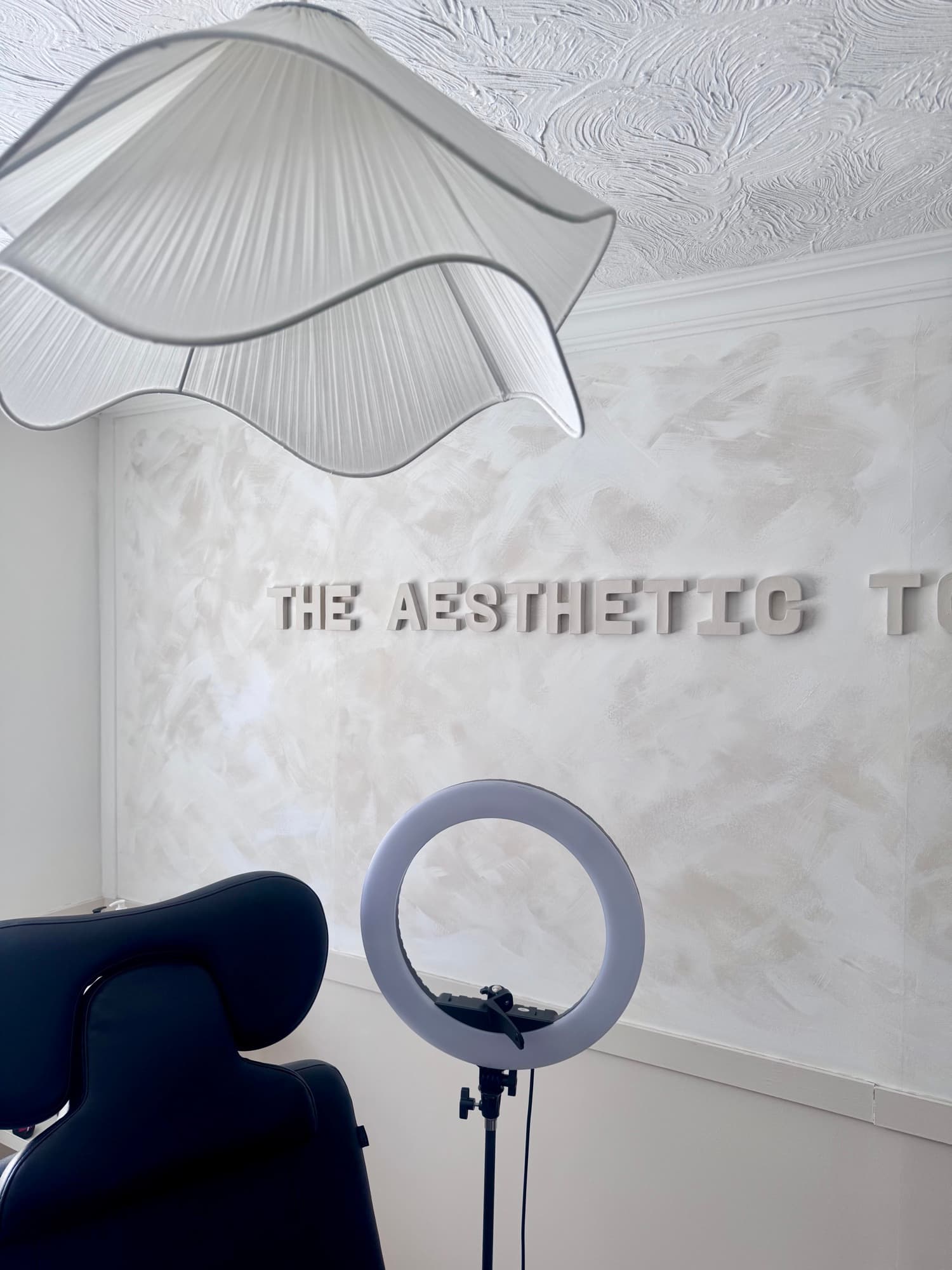 The treatment room at The Aesthetics Touch, Colchester